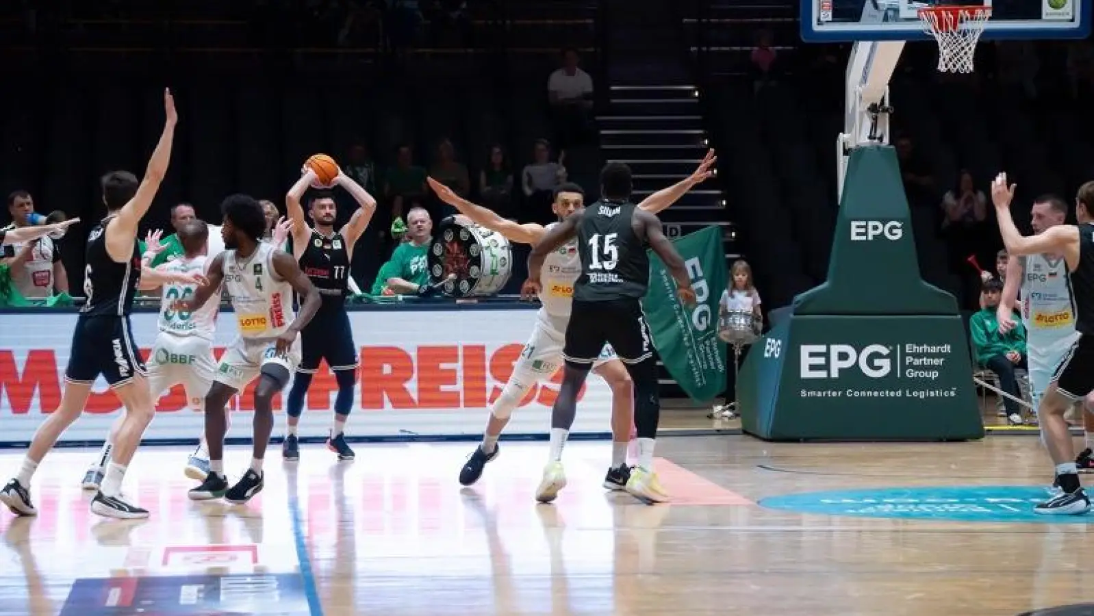 Der BBC enttäuschte heute Abend bei den EPG Baskets Koblenz (Foto: Anna Schneider)