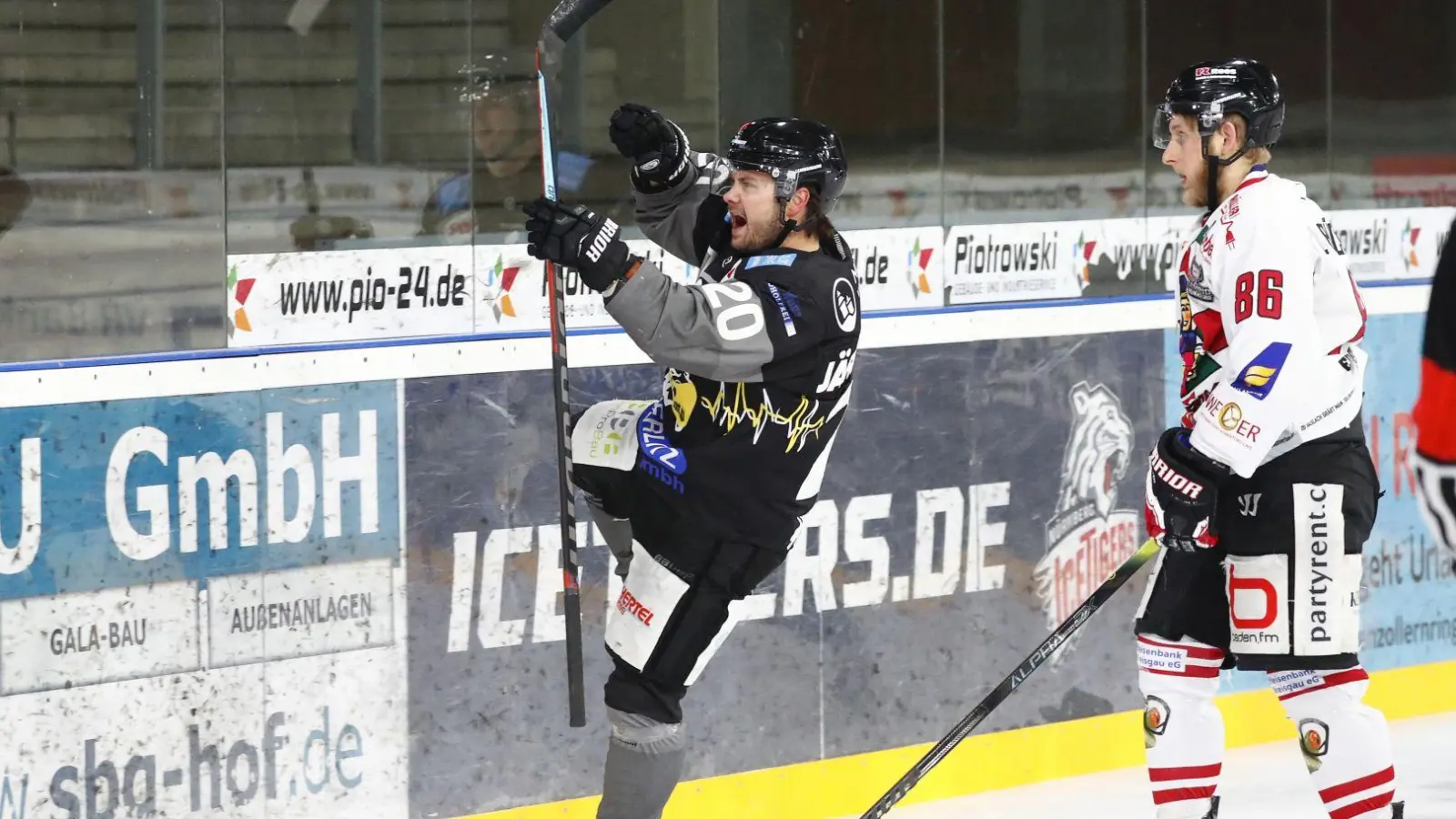 Grund zur Freude hatten die Bayreuth Tigers beim 7:4-Sieg in Heilbronn. (Foto: Peter Kolb (Archiv))