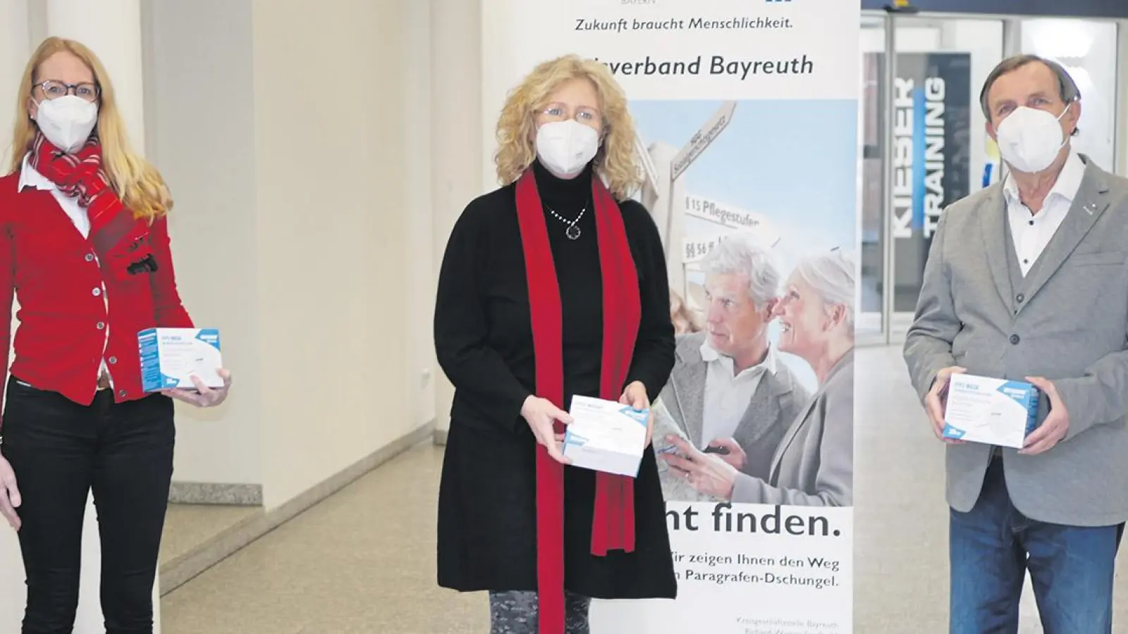 Lokalnachrichten Bayreuth: FFP2-Schutzmasken fürs Frauenhaus (Foto: red)