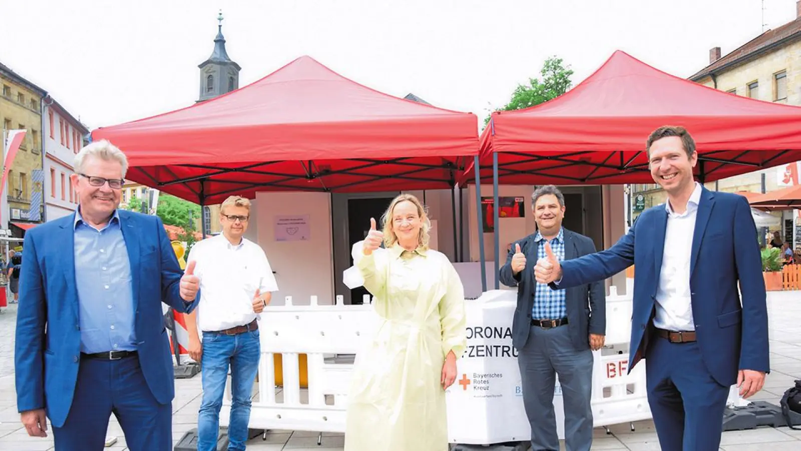 Im Juli war der Impf-Container eröffnet worden. (Foto: Jessica Mohr)