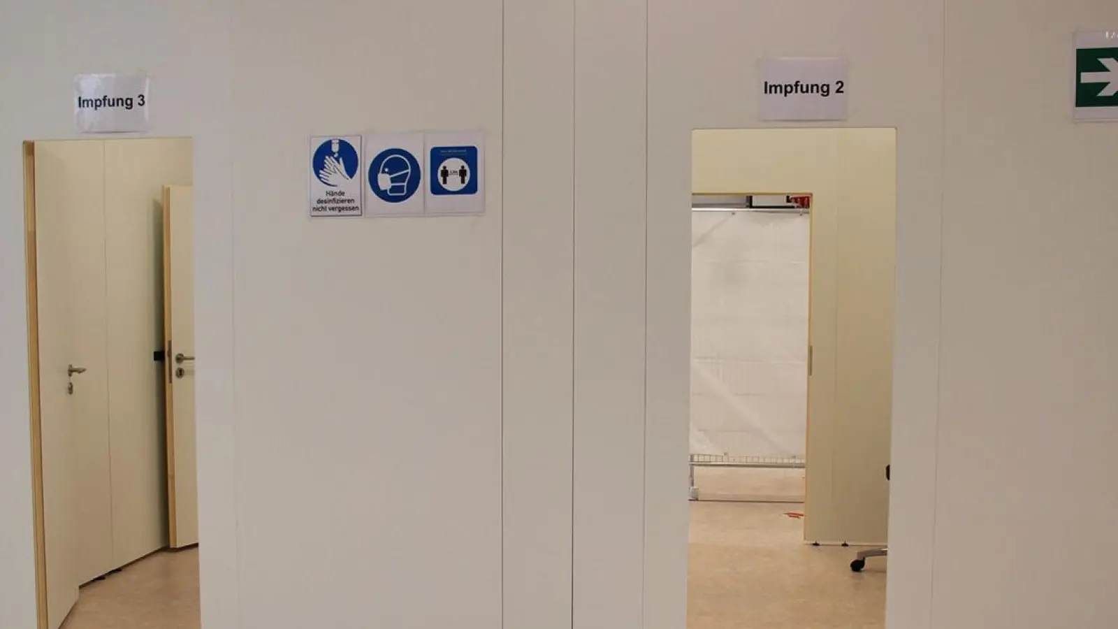 Corona-Virus in Bayreuth: Angst vor Angriffen auf die Impfzentren? (Foto: Landratsamt Bayreuth)