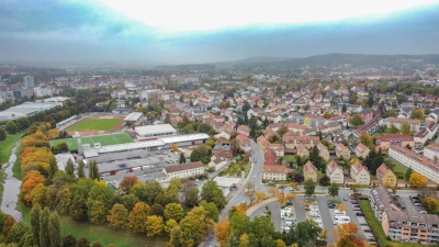 Die Sportanlagen zwischen Friedrich-Ebert-Straße und Hohenzollernring. (Foto: Dörfler)