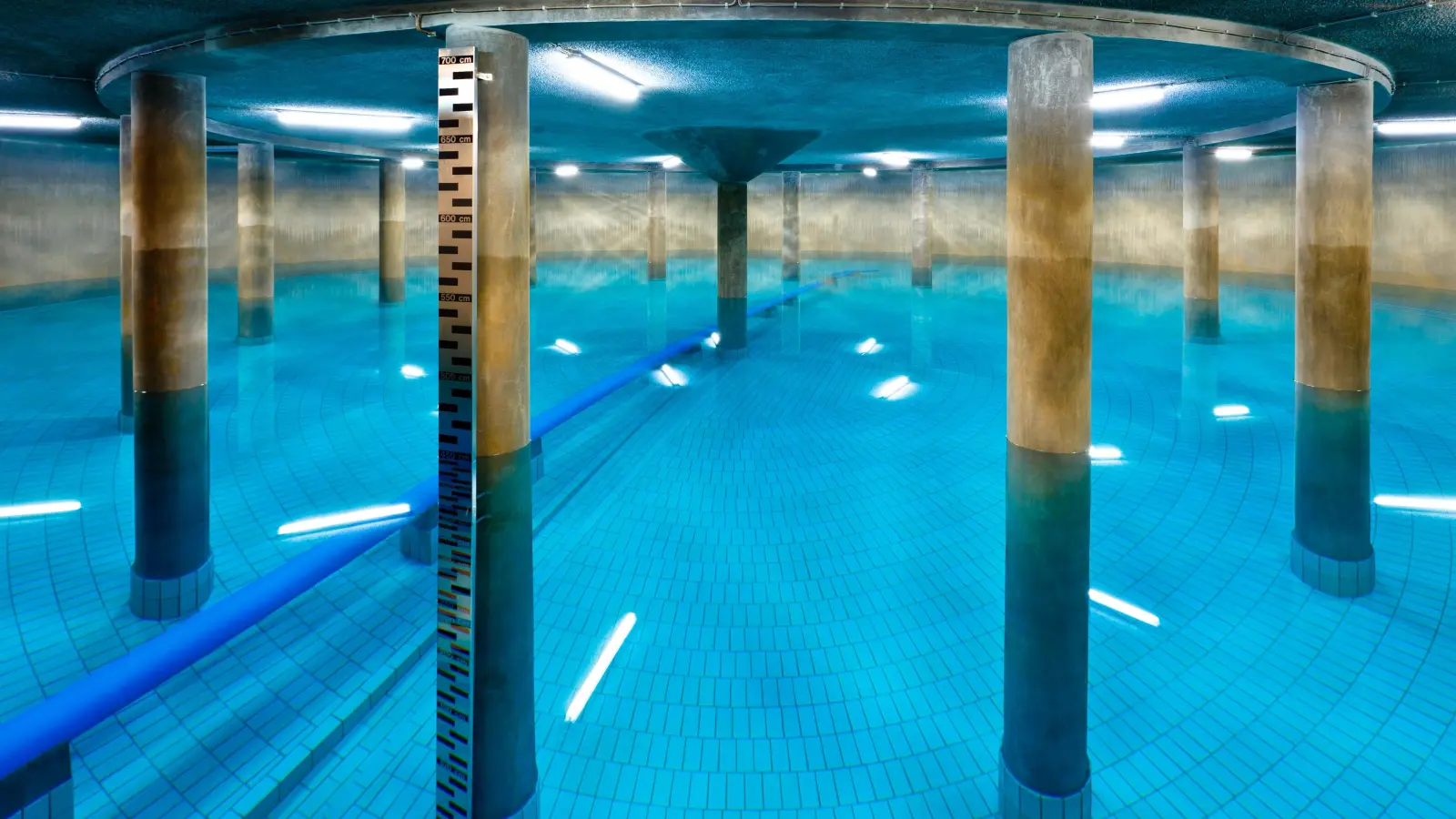 Im Hochbehälter auf dem Eichelberg speichern die Stadtwerke Bayreuth Millionen Liter Trinkwasser. (Foto: Stadtwerke Bayreuth)