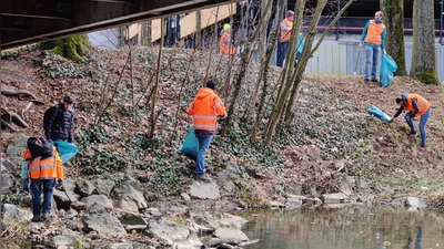Stadt und Landkreis Bayreuth rufen wieder zu Müllsammelaktionen entlang des Weißen und Roten Mains sowie seiner Zuflüsse und an regionalen Gewässern auf.  (Foto: Christina Fehmel)