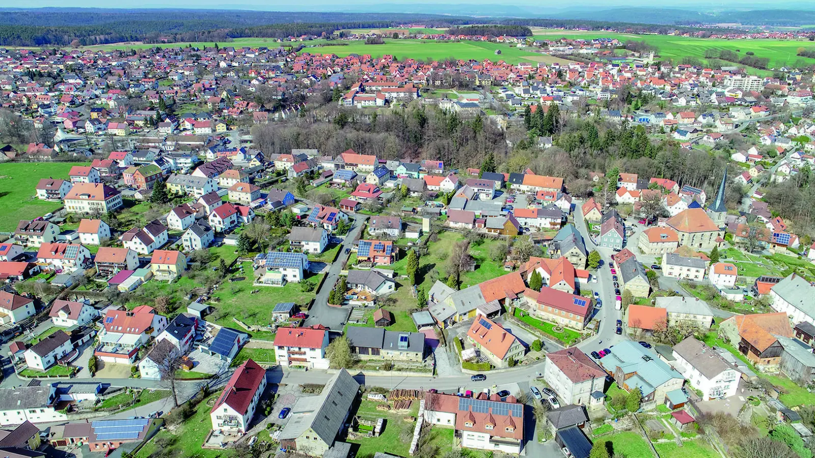 Luftbild Eckersdorf / Foto: Stefan Dörfler (Foto: inBayreuth.de)
