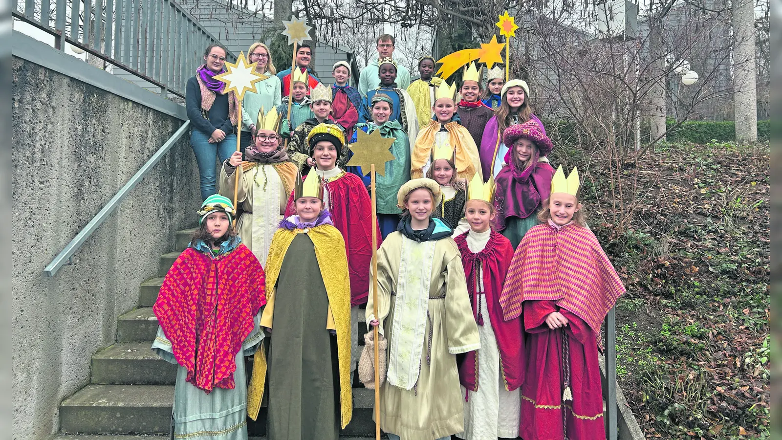 Am 06. Januar ziehen die Sternsinger von Haus zu Haus. (Foto: Jessica Mohr)