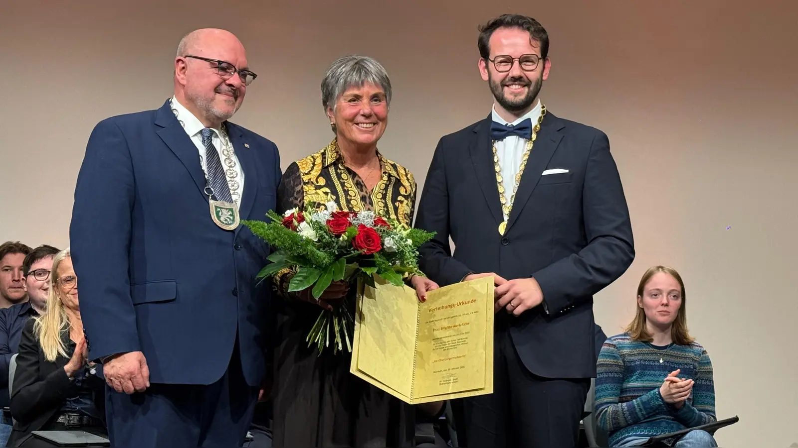 Brigitte Merk-Erbe wurde zur Altoberbürgermeisterin ernannt.  (Foto: sd)