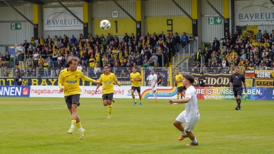 Beim offiziellen Eröffnungsspiel der neuen Saison 2025/26 in der Regionalliga Bayern bei der SpVgg Ansbach will die Altstadt Revanche für die kürzliche 1:3-Heimniederlage gegen die Mittelfranken (im Bild eine Spielszene) nehmen.  (Foto: Archiv/sd)
