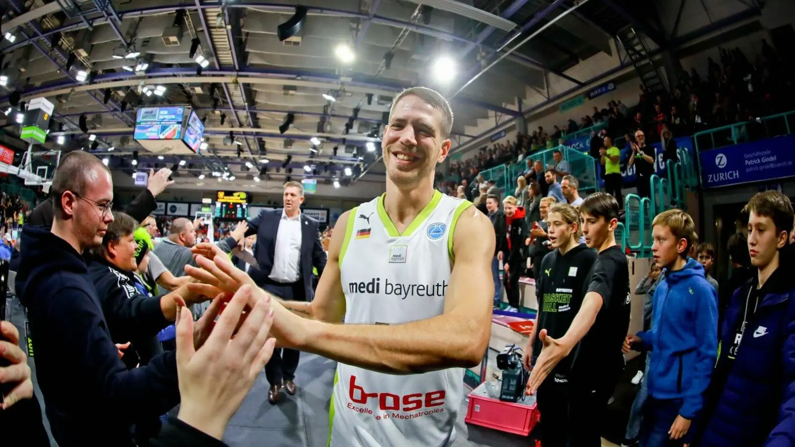 Nate Linhart &amp; Co. feierten am Mittwoch den ersten Sieg der Saison. – Foto Thorsten Ochs (Foto: Thorsten Ochs)