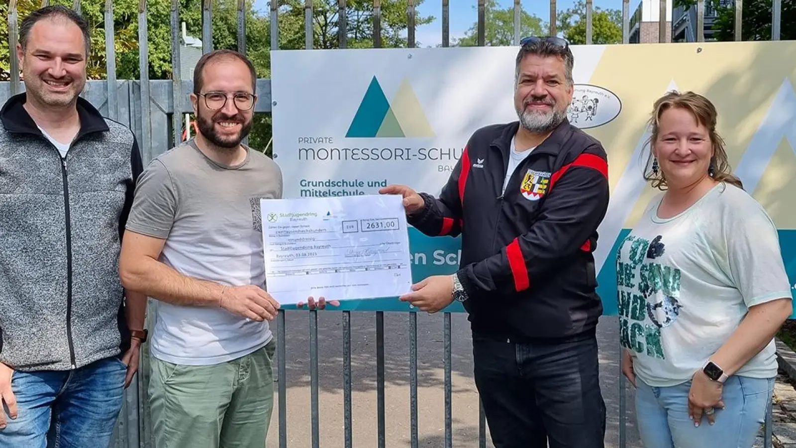 Spendenlauf der Montessori-Schule in Bayreuth: Wie der Stadtjugendring davon profitiert (Foto: red)