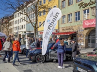 Bei bestem Wetter war am Wochenende viel los in der Bayreuther Innenstadt.  (Foto: sd)
