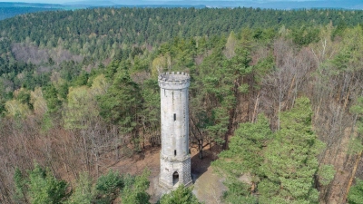 Dier Siegesturm auf der Hohen Warte. (Archivbild: Dörfler)