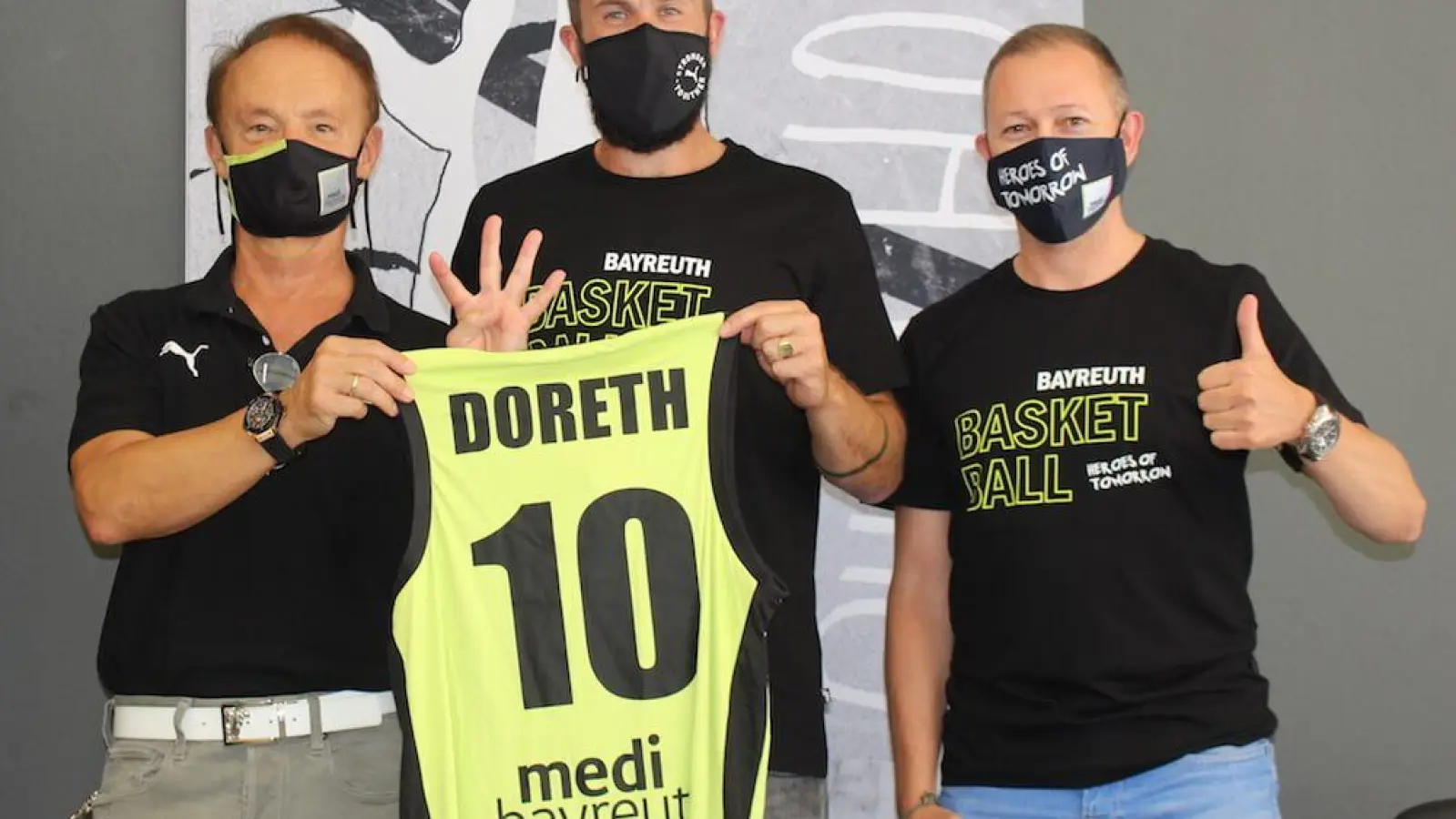 Bastian Doreth bleibt langfristig bei medi bayreuth. (Foto: medi bayreuth)