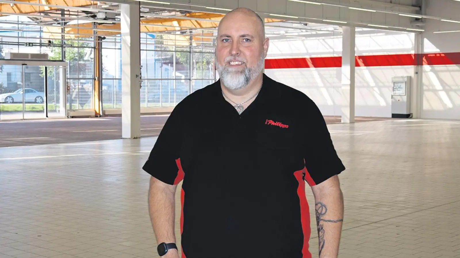 Inhaber Uwe Krapp im Markt von Thomas Philipps. (Foto: Lenkeit)