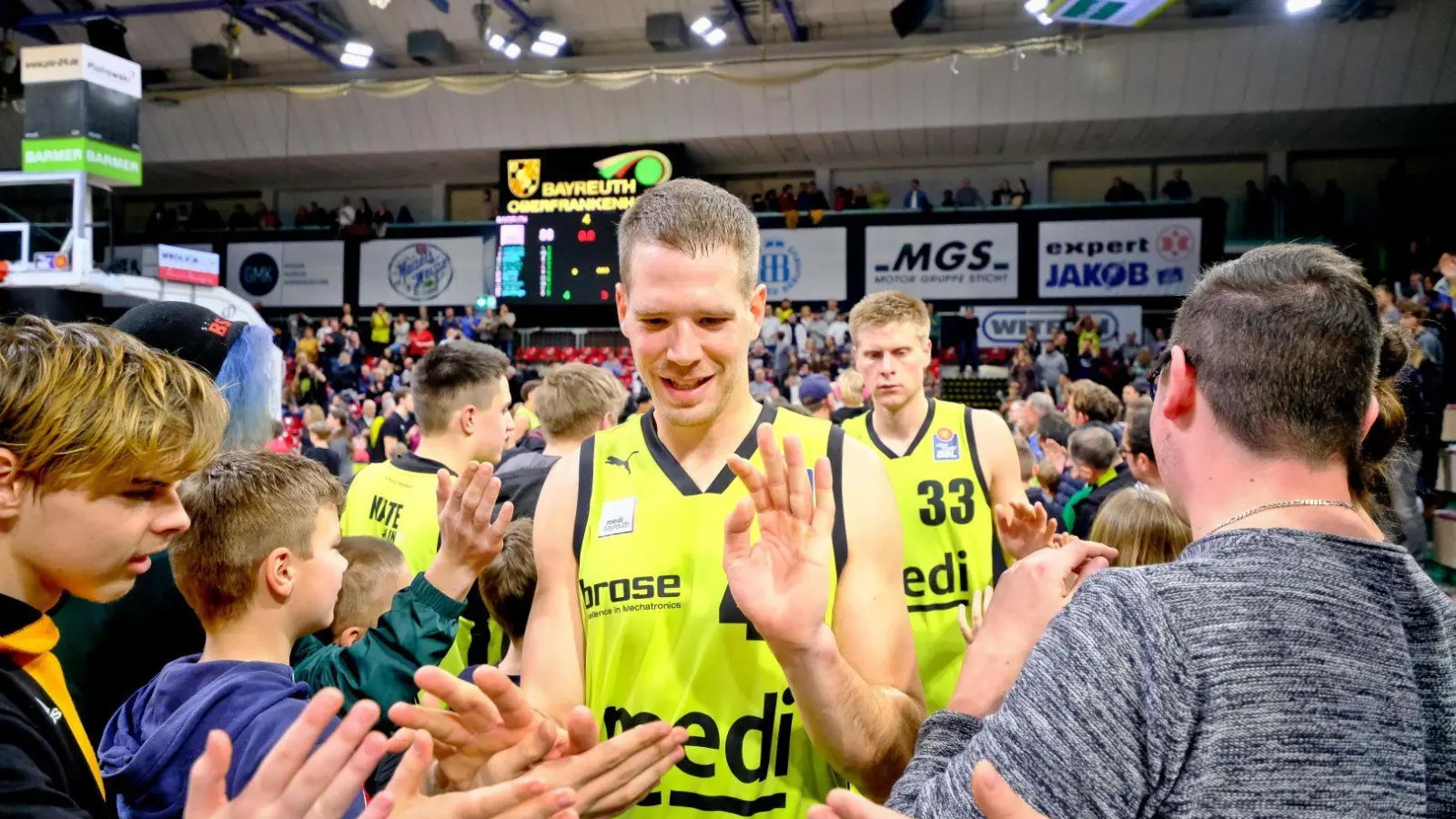 Auch Nate Linhart bleibt medi bayreuth treu. (Foto: Thorsten Ochs)