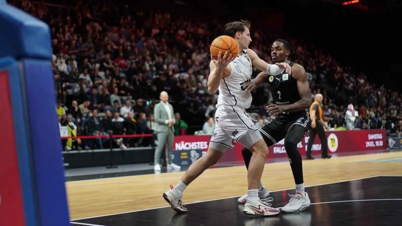 Der BBC Bayreuth sicherte sich den Sieg im Frankenderby in Nürnberg. (Foto: Nathalie Zweifel)