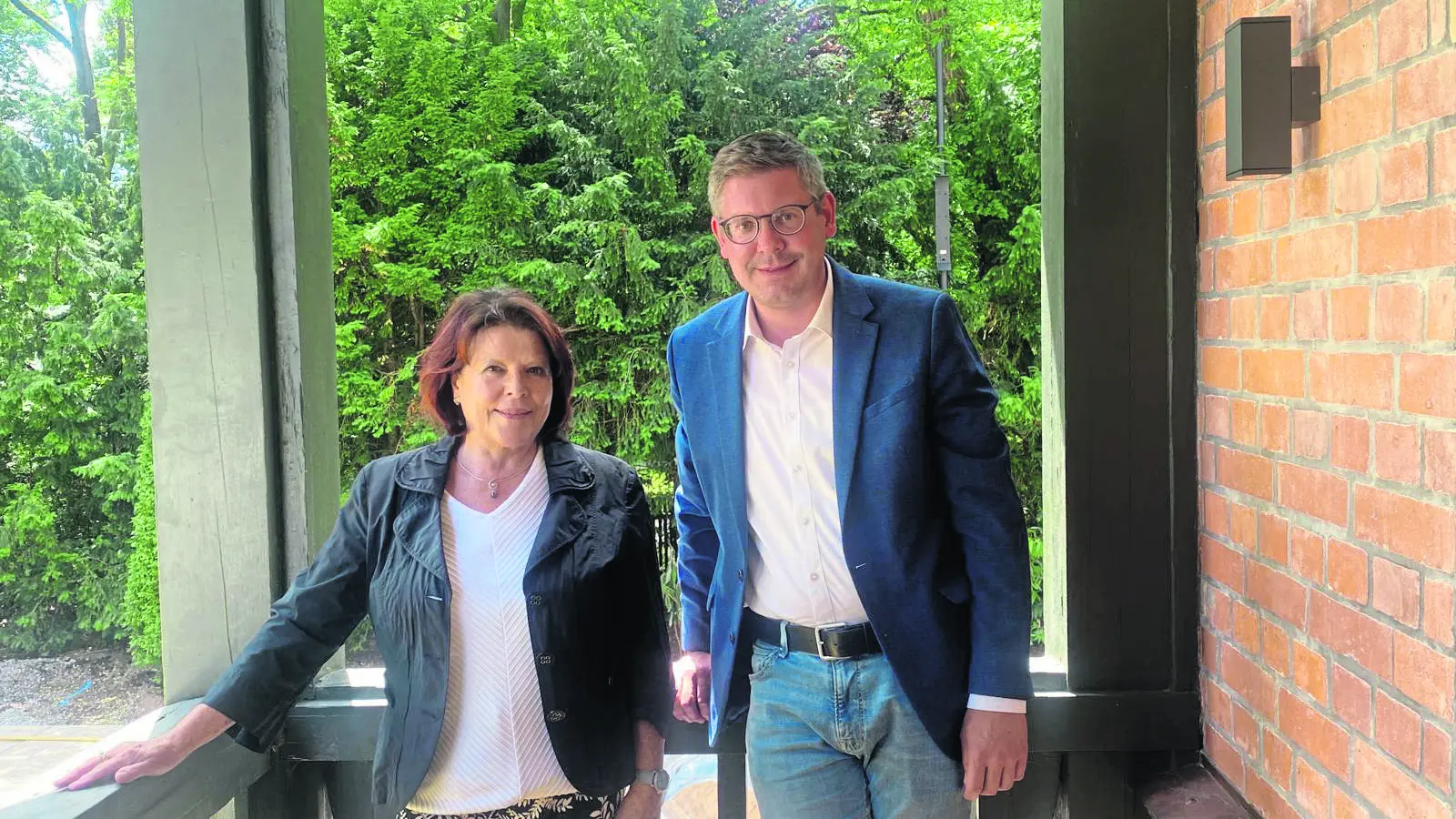 Der Vorstand der Rainer Markgraf Stifung im Jubiläumsjahr: Gabriele Hohenner und Florian Prosch. (Foto: Munzert )