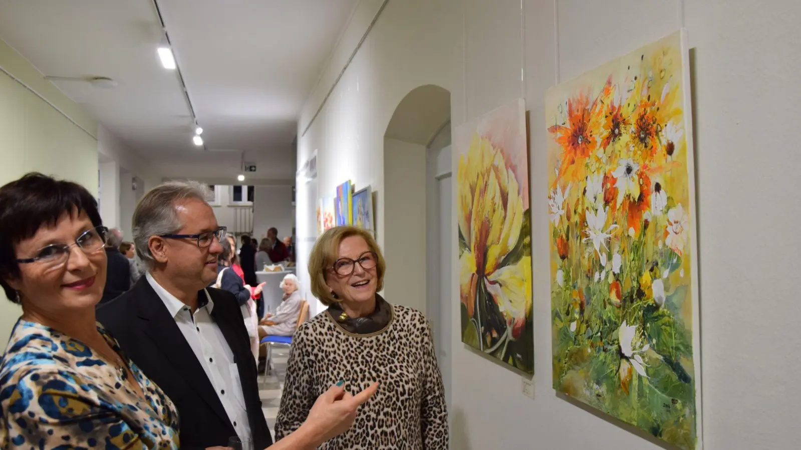 Kunstausstellung in Creußen: Vernissage zu „Klang der Farben” (Foto: Lenkeit)