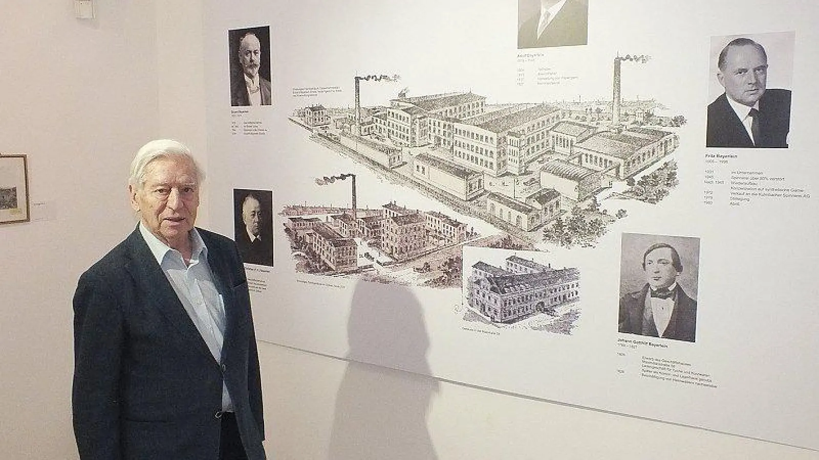 Dr. Klaus Bayerlein, Sohn des letzten Spinnereichefs Fritz Bayerlein Foto: Roland Schmid (Foto: inBayreuth.de)