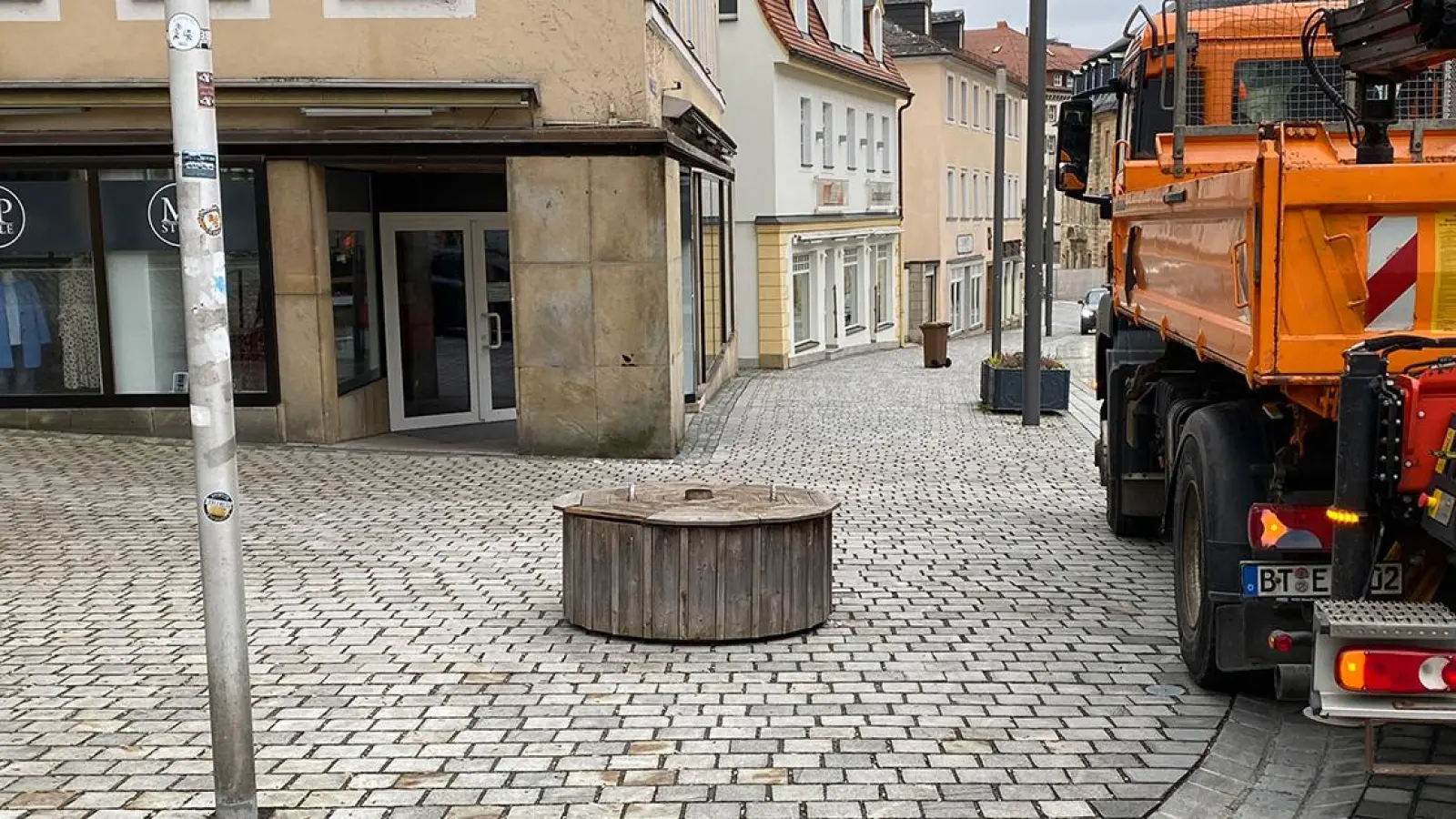 Bayreuth akustisches Mahnmal Sternplatz (Foto: Lenkeit)