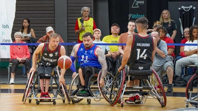 Der gebürtige Bayreuther Thomas Böhme (links) war auch in der Testpartie gegen Frankreich einer der Leistungsträger im deutschen Team. (Foto: sd)