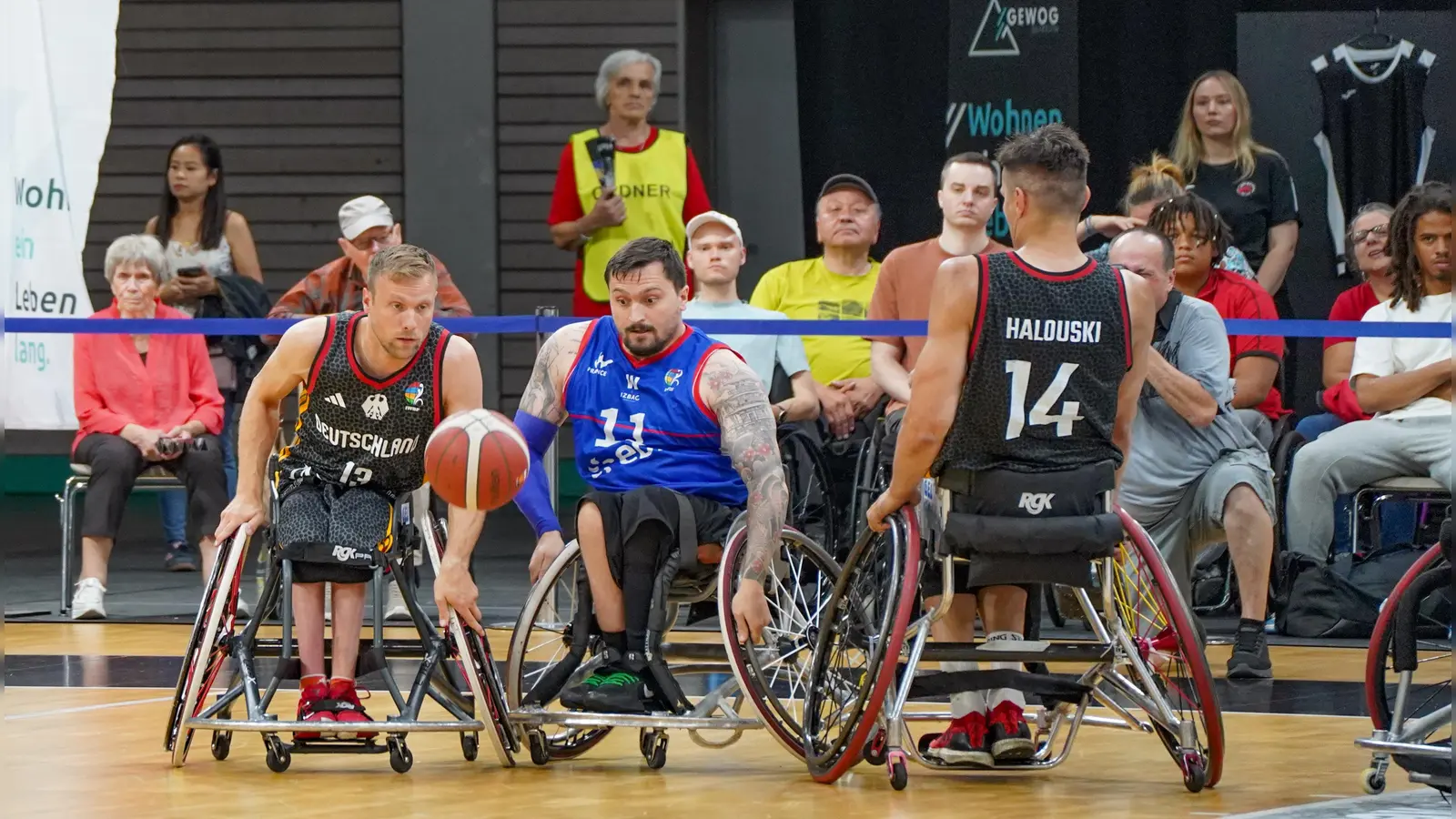 Der gebürtige Bayreuther Thomas Böhme (links) war auch in der Testpartie gegen Frankreich einer der Leistungsträger im deutschen Team. (Foto: sd)