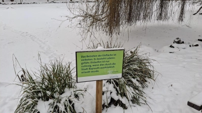 Die Stadt Bayreuth bittet darum, dass die Sperrungen und Warnhinweise, speziell am Röhrensee, von allen Bürgerinnen und Bürgern beachtet werden. (Foto: Stadt Bayreuth )