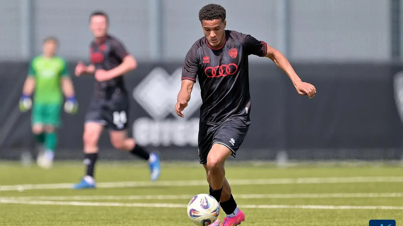 Der US-Amerikaner Micah Ham kommt vom FC Ingolstadt II und soll die Offensive der SpVgg Bayreuth bereichern. (Foto: SpVgg Bayreuth/fupa.net)