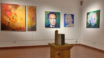 12. Weihnachtsausstellung 2022 im Alten Schloss. (Foto: Kunstverein Bayreuth)
