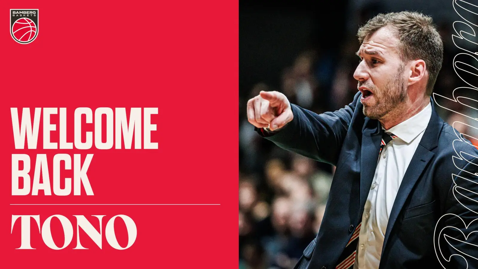 Mit Anton „Tono” Gavel kehrt eine Basketball-Legende ab Sommer als neuer Headcoach nach Bamberg zurück. (Foto: Bamberg Baskets/Jan Stimpel)