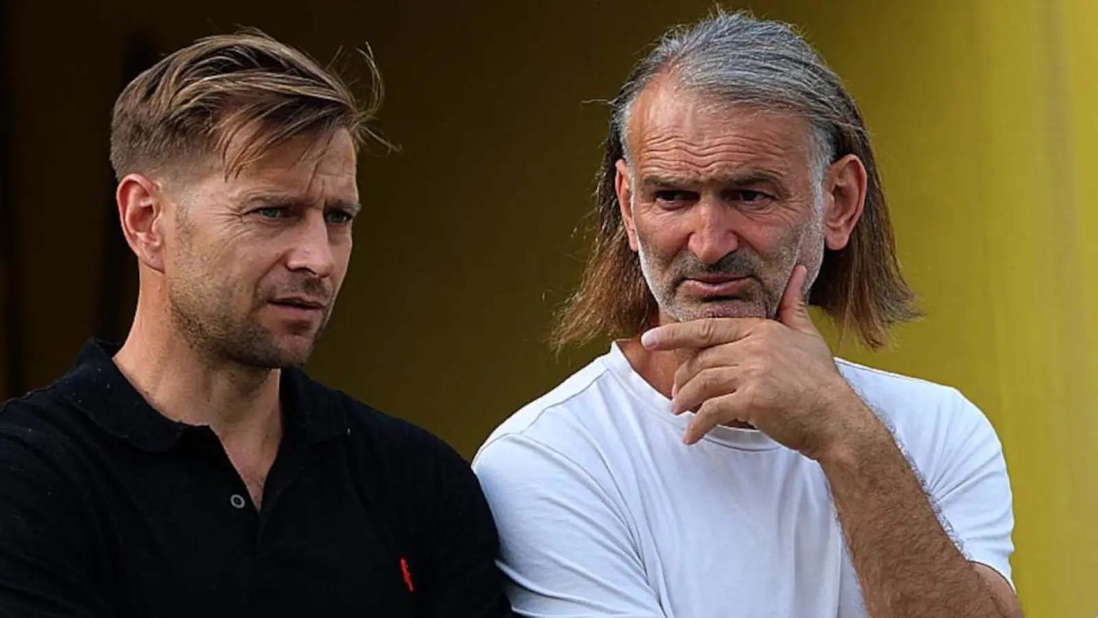 Marcel Rozgonyi (li.) und Tomislav Piplica im Gespräch. (Foto: inBayreuth.de)