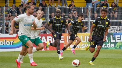 Die SpVgg Bayreuth zeigte im Testspiel gegen Zweitbundesligist SpVgg Greuther Fürth eine beherzte Vorstellung. (Foto: sd)