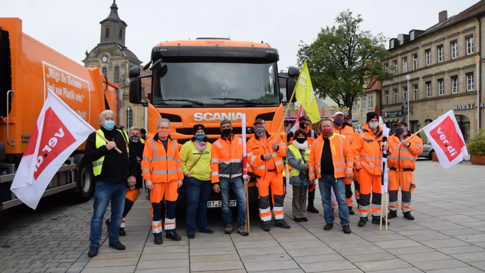 Nachrichten Bayreuth: Tarifverhandlungen für die Beschäftigten (Foto: Jessica Mohr)