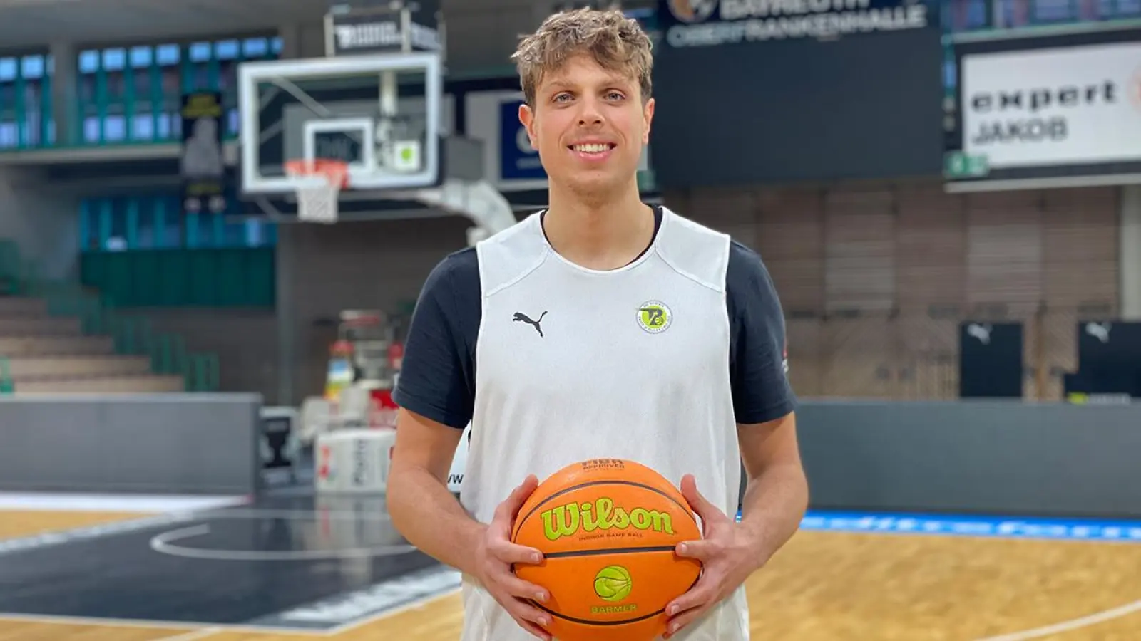 Vor der Saison aus dem Nachwuchsbereich des Deutschen Meisters ratiopharm Ulm zum BBC Bayreuth gewechselt: Lenny Liedtke. (Foto: Jürgen Lenkeit)