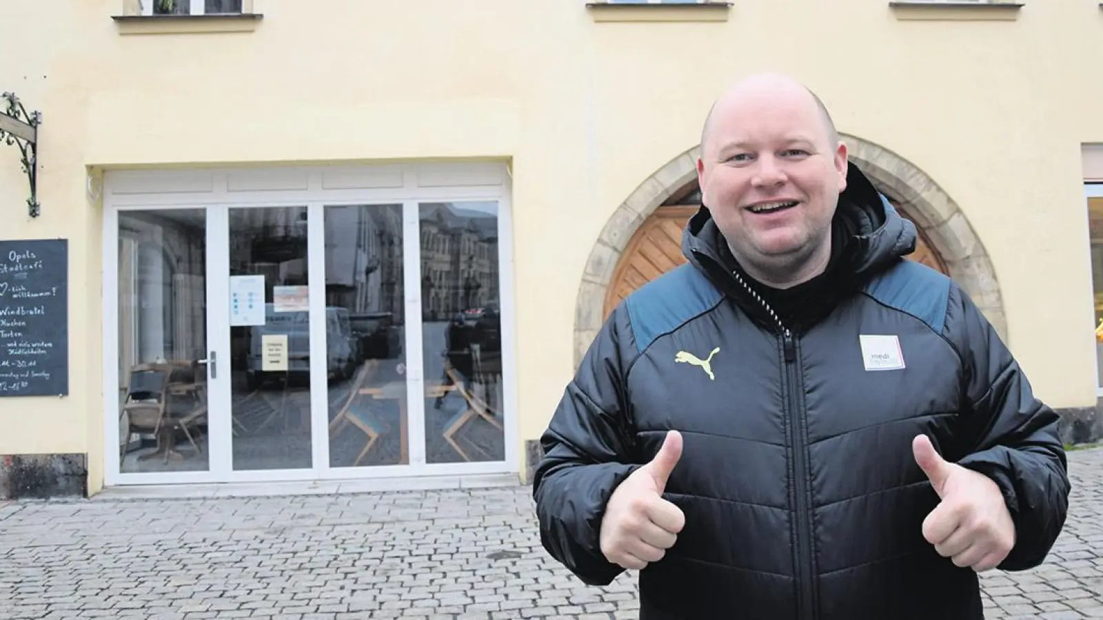 Ab heute gilt die Spendenaktion im Stadtcafé von Andreas Opel. Kuchen kaufen lohnt sich also. (Foto: Jessica Mohr)