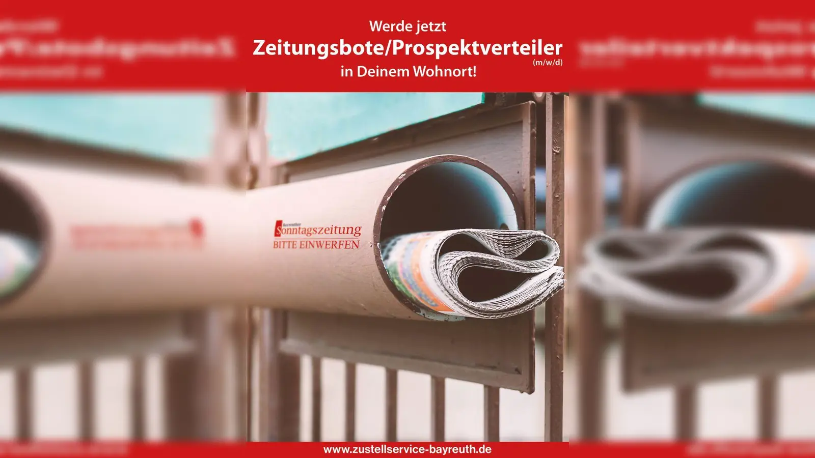 Zeitungszusteller für Pegnitz gesucht (Foto: inBayreuth.de)