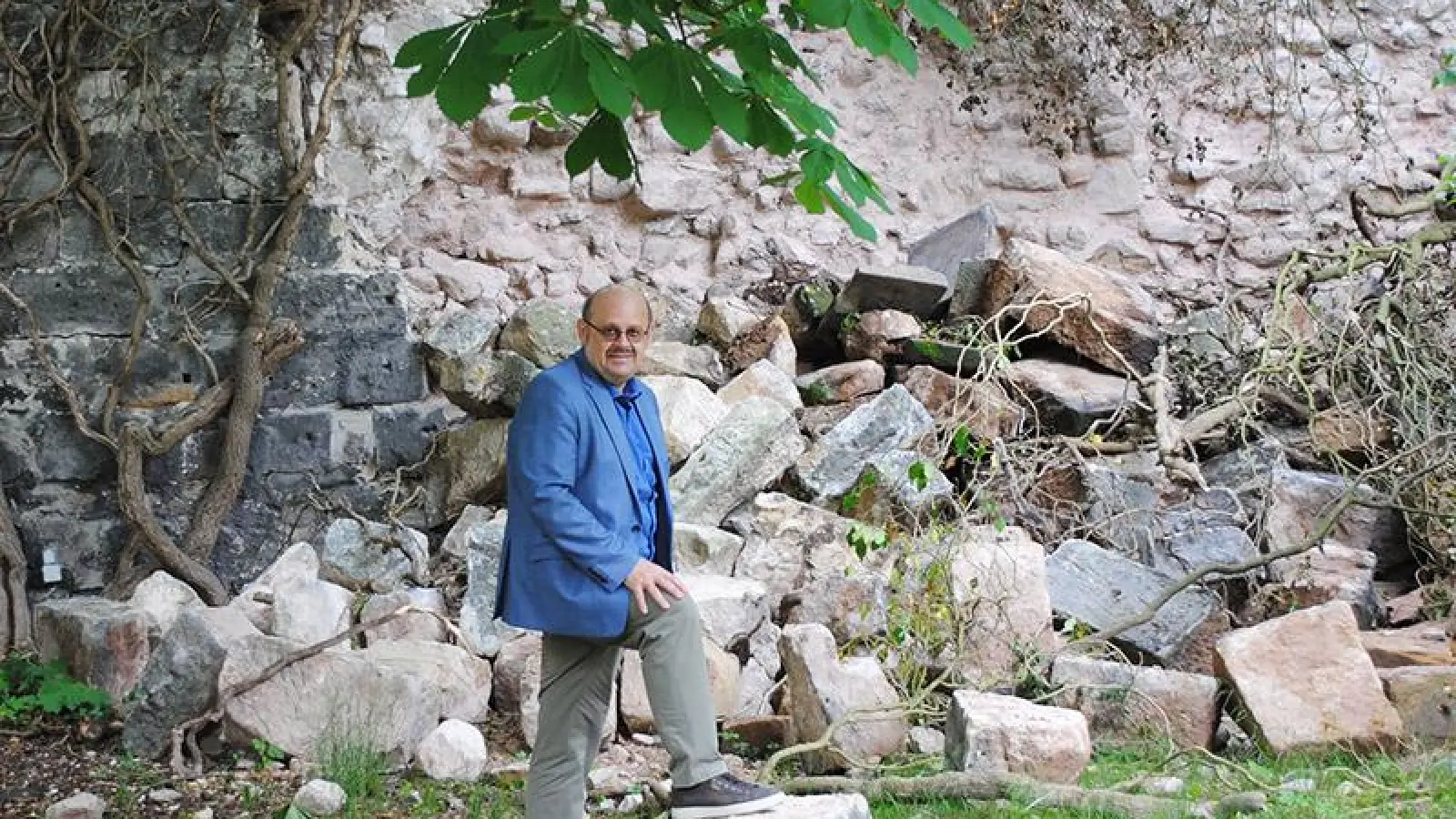 Lokalnachrichten: Bayreuther Stadtmauer eingestürzt (Foto: Jessica Mohr)