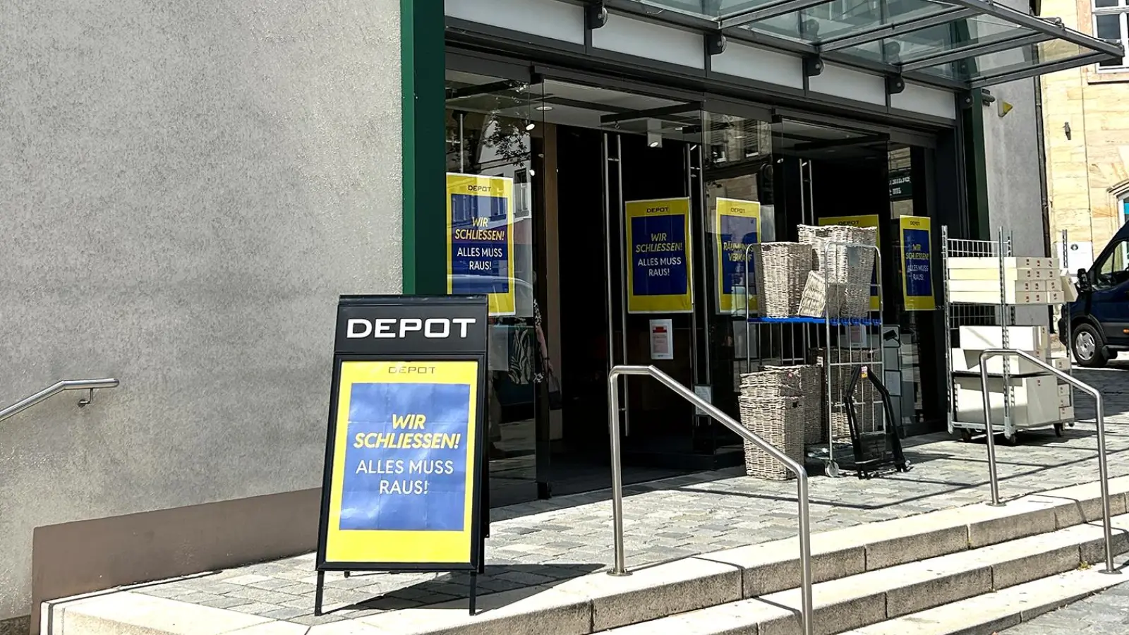 Depot schließt! Eine Herausforderung für den Eigentümer und die Innenstadt. (Foto: gmu)