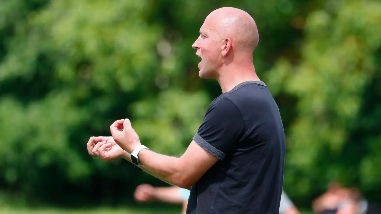 Timo Rost und seine Jungs treffen samstags auf Bielefeld. (Foto: Peter Kolb)