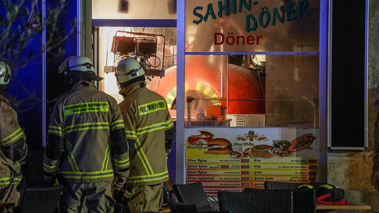 Feuer bei Sahin Döner – Foto: Stefan Dörfler (Foto: inBayreuth.de)