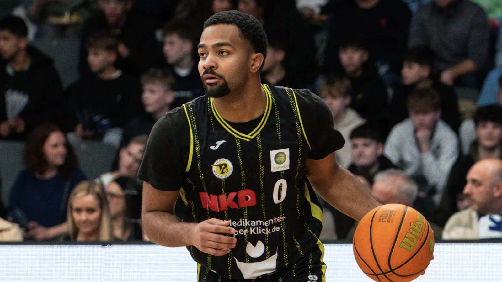 Kyle Sturdivant war mit 25 Punkten überragender Akteur des BBC in Karlsruhe. (Foto: PS Karlsruhe Lions/Shania El Wakil)