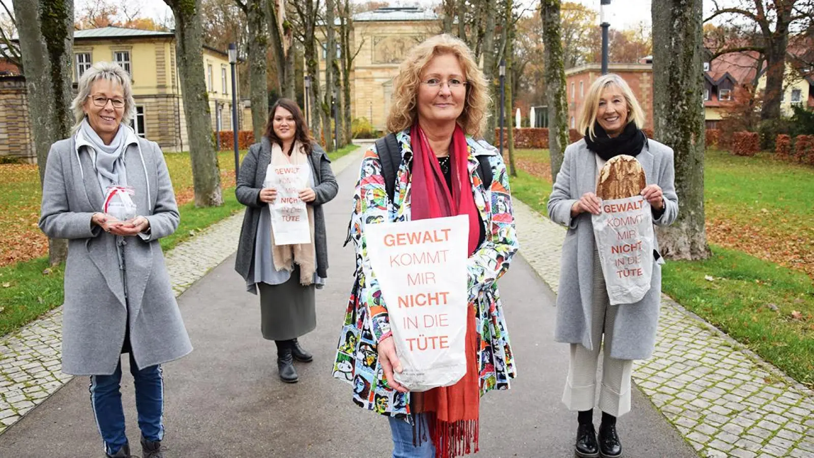 Nachrichten Bayreuth: Gewalt kommt nicht in die Tüte (Foto: Jessica Mohr)