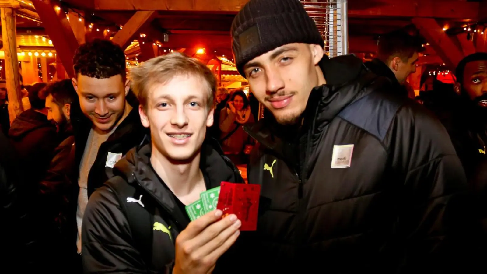 Nico Wenzl (Mitte) wird auch für Bamberg auflaufen. (Foto: Thorsten Ochs)
