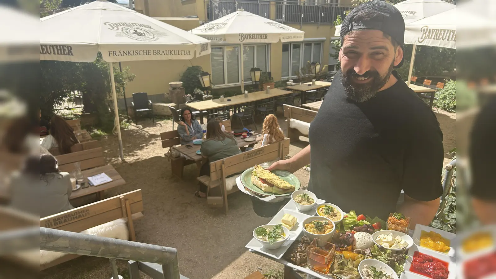 Für Genießer am Morgen: Mo Ceyran erweitert sein Angebot und bietet nun auch Frühstück an.  (Foto: Redaktion [jm] (j.mohr@inbayreuth.de, Jessica Mohr))