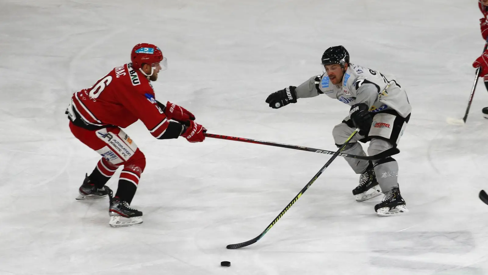 Erneut böse unter die Räder gekommen sind die Bayreuth Tigers beim EV Landshut. (Foto: Peter Kolb)
