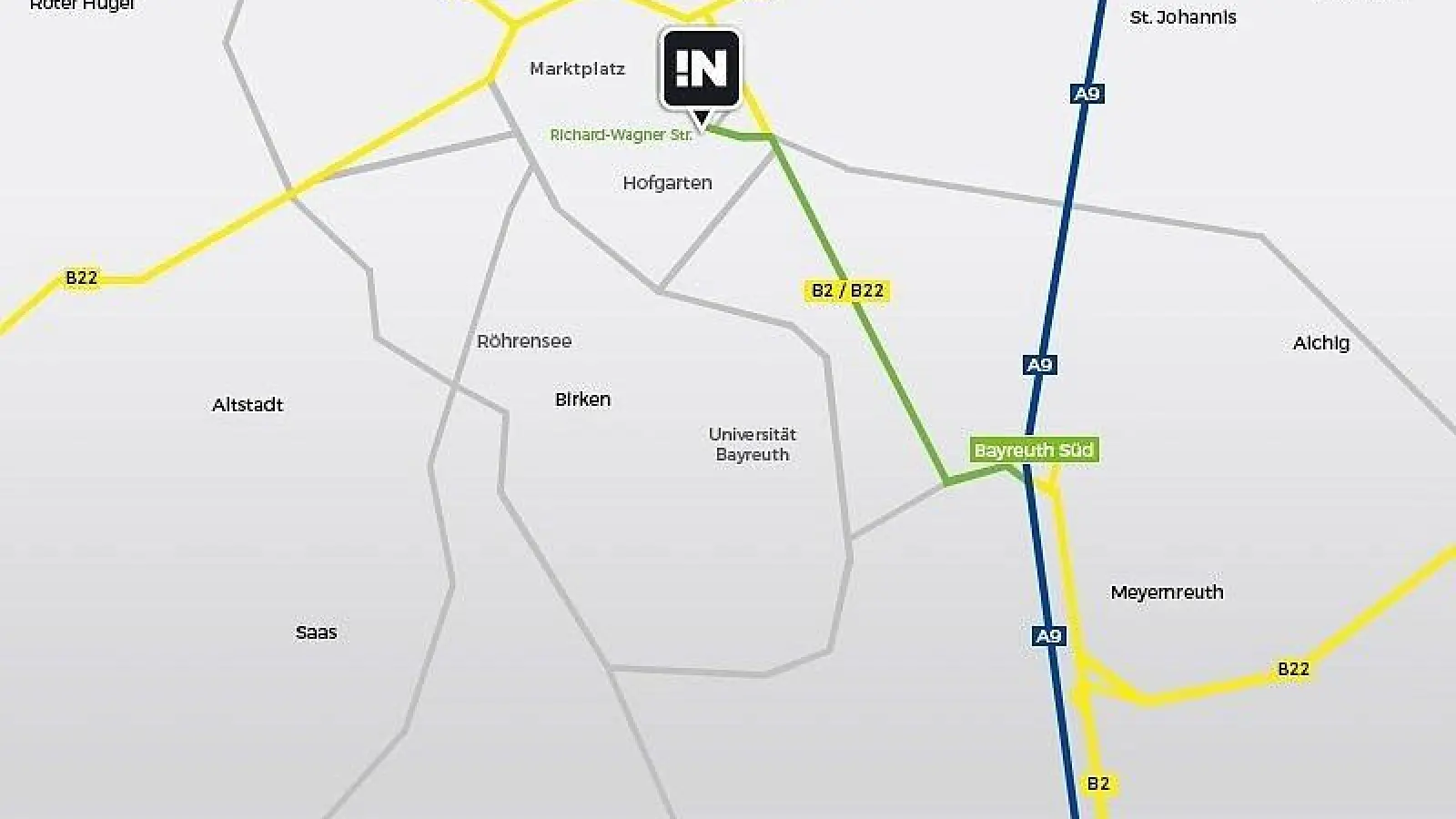 Anfahrtsskizze / Foto: inbayreuth.de (Foto: inBayreuth.de)