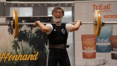 Der 74-jährige Karl-Heinz Schwenkert aus Schweinfurt ist einer der ältesten gemeldeten Teilnehmer bei den Frankenmeisterschaften. (Foto: Niko Chaidas)