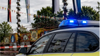 Großeinsatz rund um den Volksfestplatz (Foto: gmu)