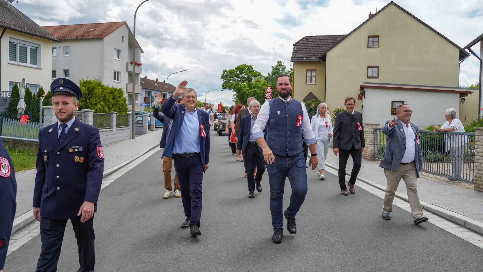 Drei Tage wurde gefeiert in Bindlach und so das neue Feuerwehrgerätehaus eingeweiht.  (Foto: sd)
