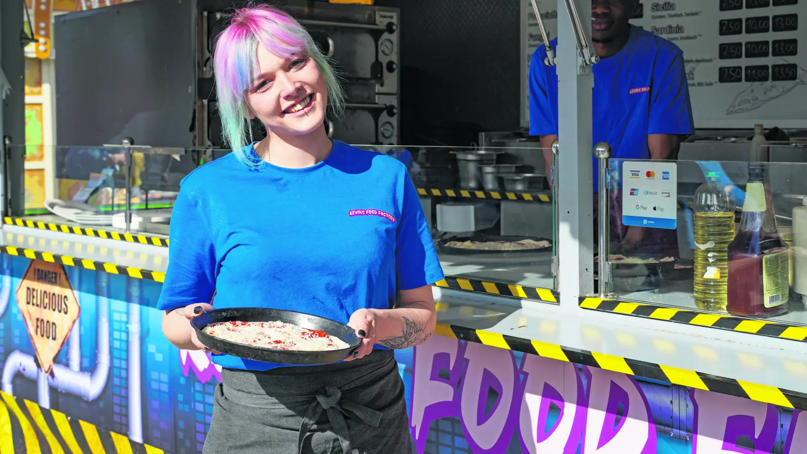 Livemusik und vieles mehr gibt es bei Kevin's Food Factory Bayreuth.  (Foto: sd)